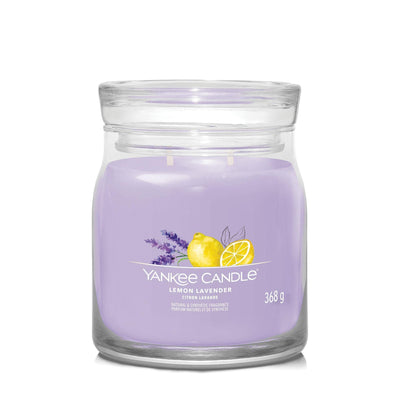 Lemon Lavender Signature Medium Jar Yankee Candle - Enesco Gift Shop