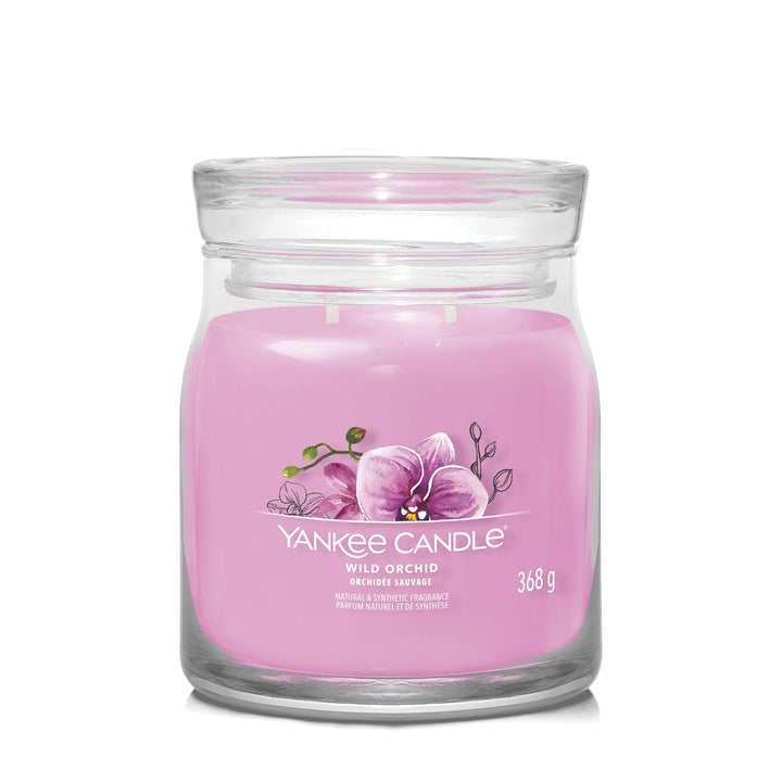 Wild Orchid Signature Medium Jar Yankee Candle