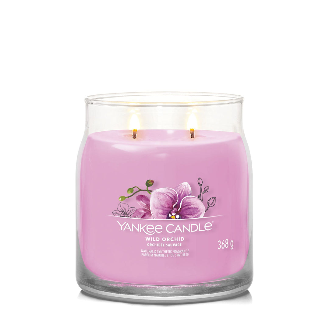 Wild Orchid Signature Medium Jar Yankee Candle