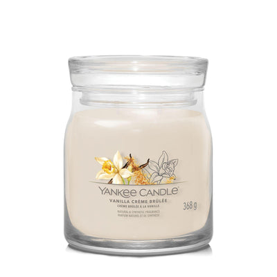 Vanilla Creme Brulee Signature Medium Jar Yankee Candle - Enesco Gift Shop