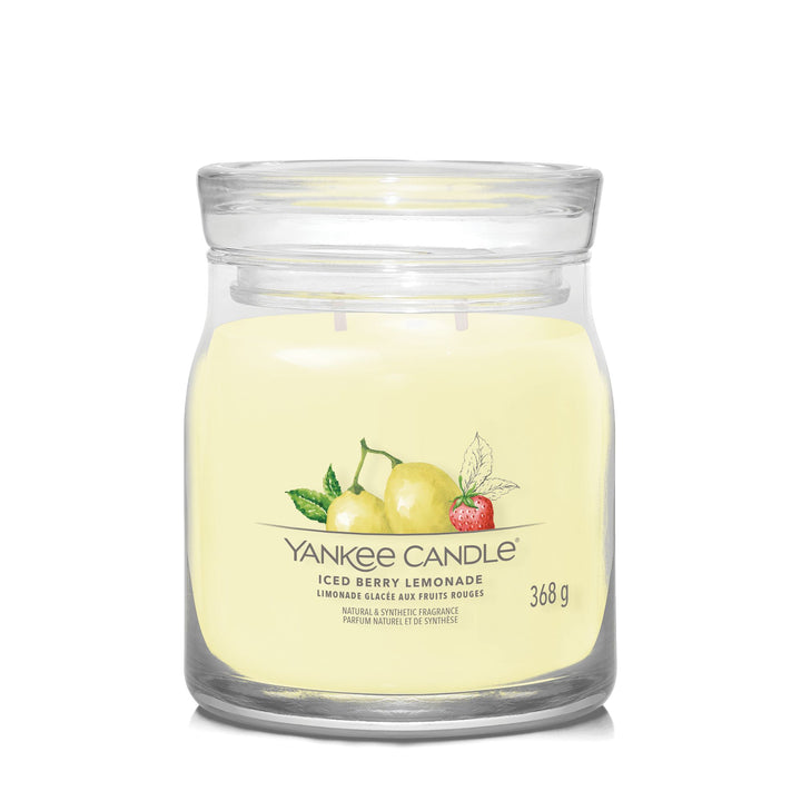 Iced Berry Lemonade Signature Medium Jar  Yankee Candle