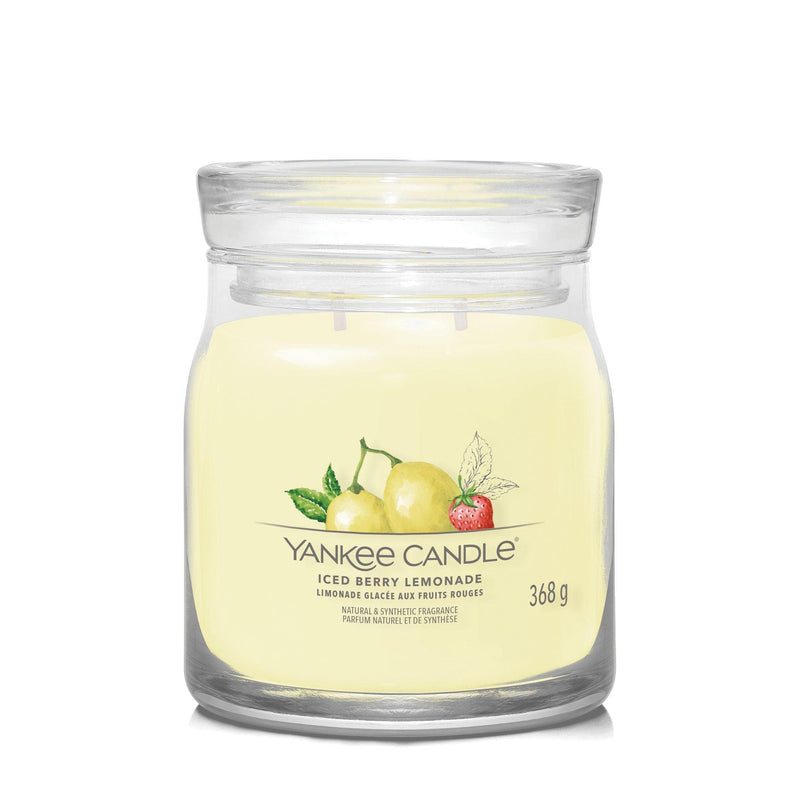 Iced Berry Lemonade Signature Medium Jar Yankee Candle - Enesco Gift Shop