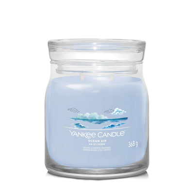 Ocean Air Signature Medium Jar Yankee Candle - Enesco Gift Shop