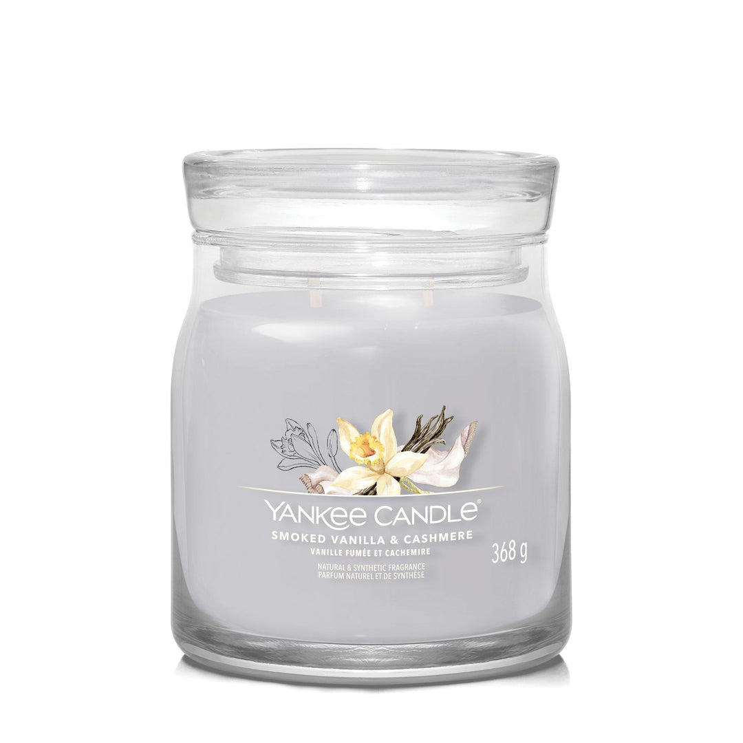 Smoked Vanilla & Cashmere Signature Medium Jar Yankee Candle