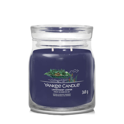 Lakefront Lodge Signature Medium Jar Yankee Candle - Enesco Gift Shop