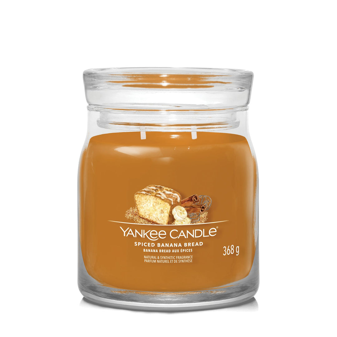 Spriced Banana Bread Signature Medium Jar Yankee Candle