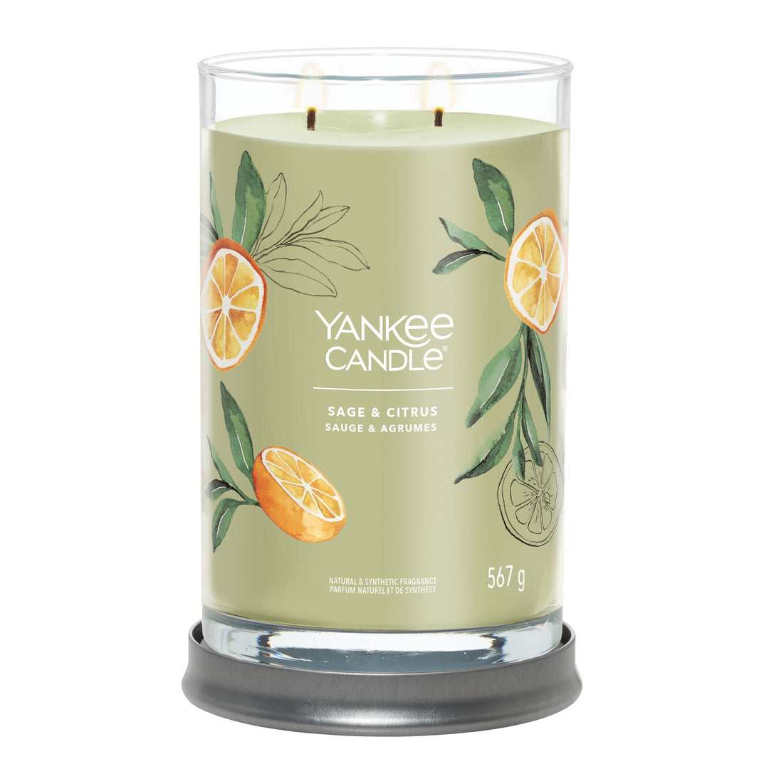 Sage & Citrus Signature Large Tumbler Yankee Candle