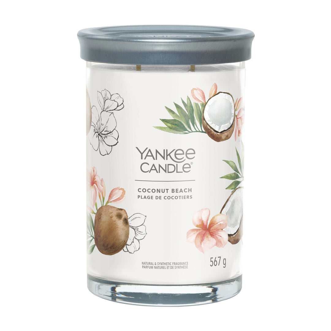 Coconut Beach Signature Large Tumbler Yankee Candle