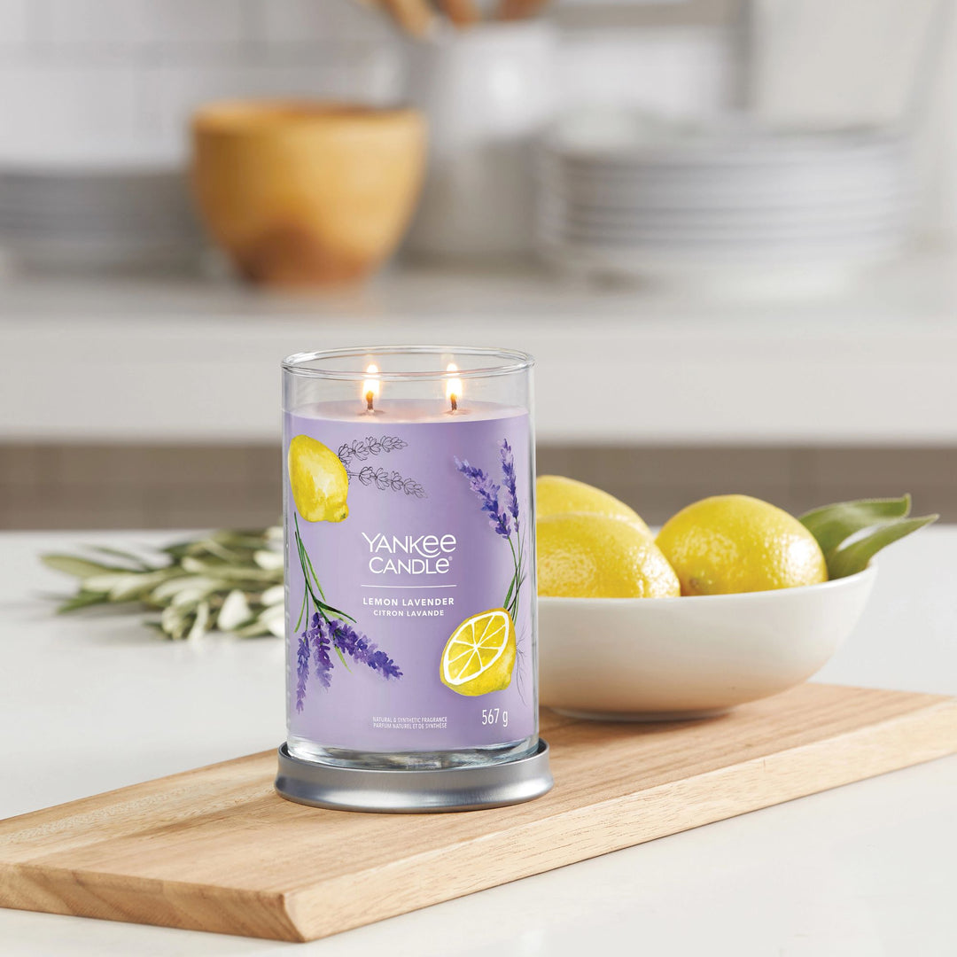 Lemon Lavender Signature Large Tumbler Yankee Candle