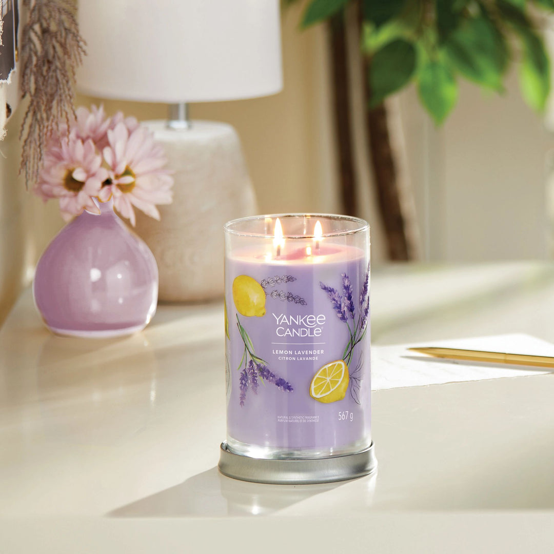 Lemon Lavender Signature Large Tumbler Yankee Candle