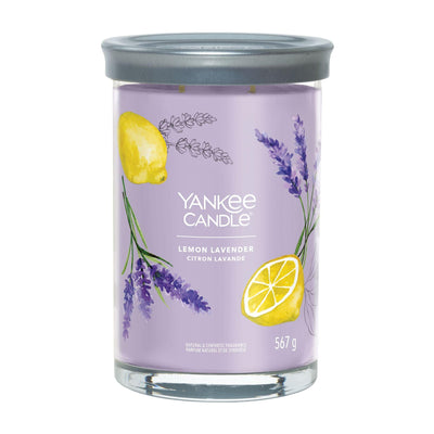 Lemon Lavender Signature Large Tumbler Yankee Candle - Enesco Gift Shop