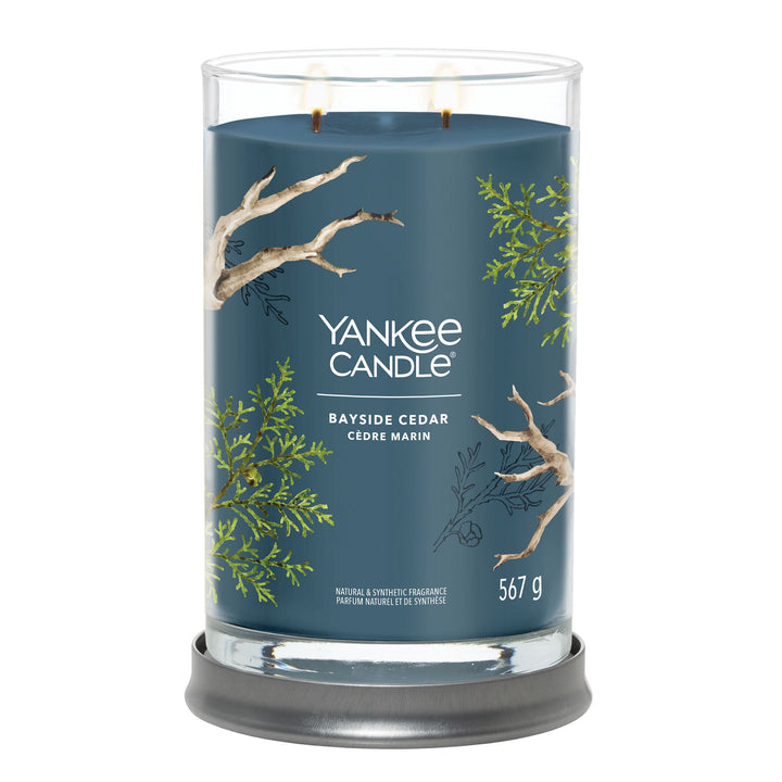 Bayside Cedar Signature Large Tumbler Yankee Candle