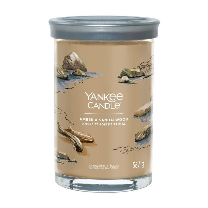 Amber & Sandalwood Signature Large Tumbler Yankee Candle