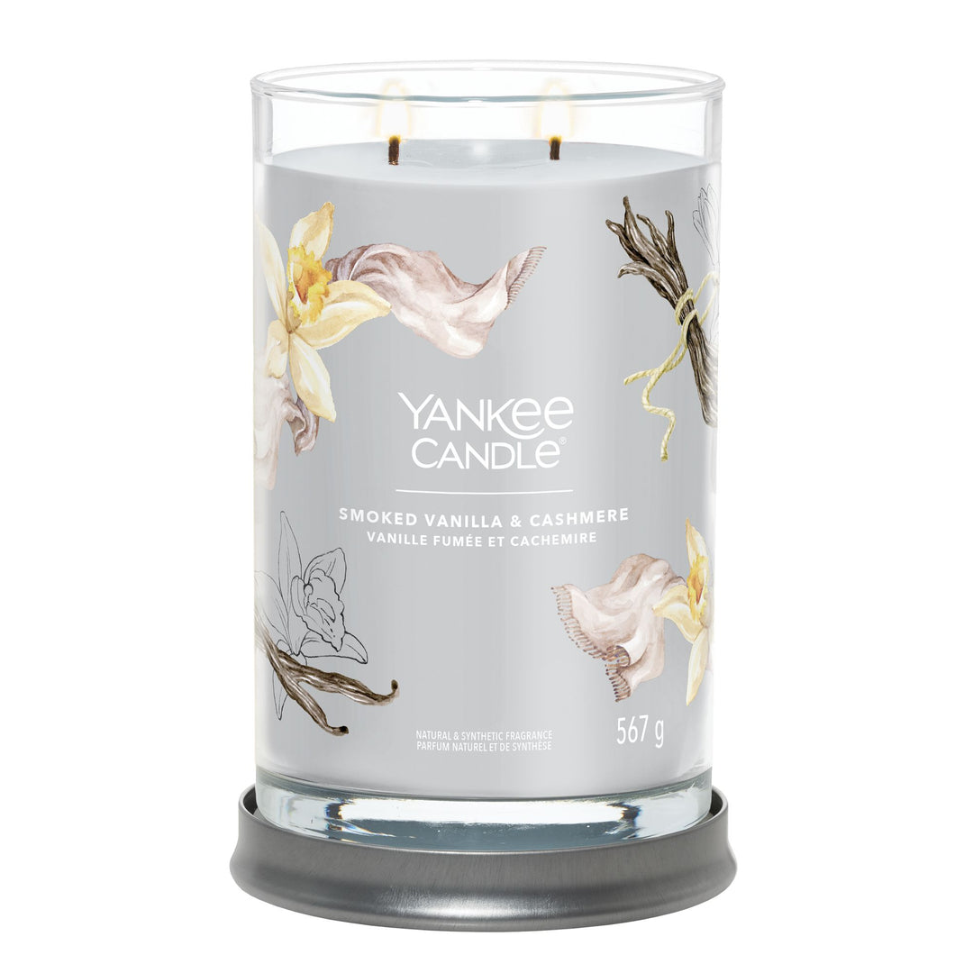 Smoked Vanilla & Cashmere Signature Large Tumbler Yankee Candle