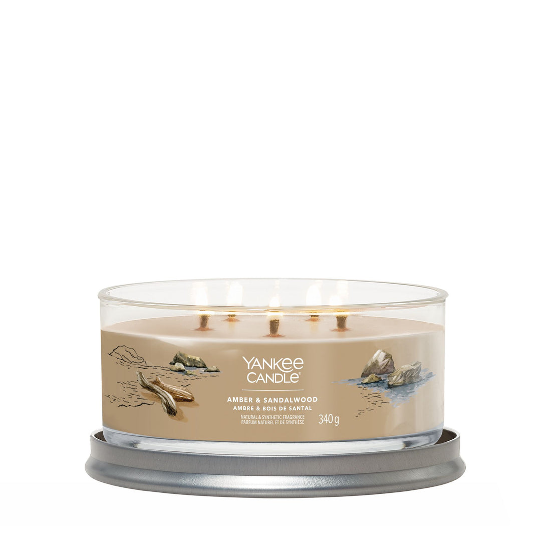 Amber & Sandalwood Signature Multi Wick Yankee Candle