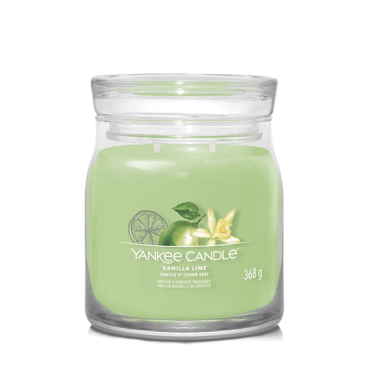 Vanilla Lime Signature Medium Jar Yankee Candle