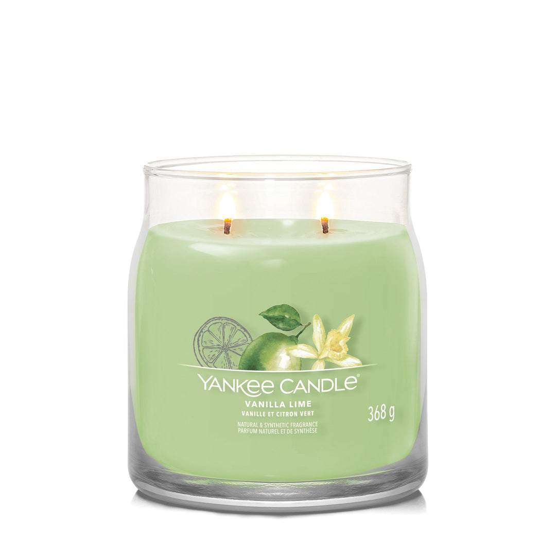 Vanilla Lime Signature Medium Jar Yankee Candle