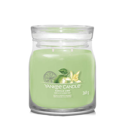 Vanilla Lime Signature Medium Jar Yankee Candle - Enesco Gift Shop
