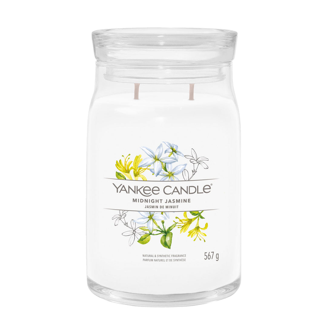 Midnight Jasmine Signature Large Jar Yankee Candle