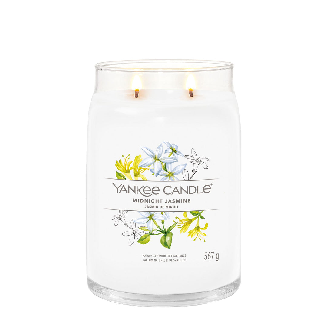 Midnight Jasmine Signature Large Jar Yankee Candle