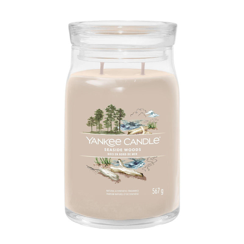 Seaside Woods Signature Large Jar Yankee Candle - Enesco Gift Shop