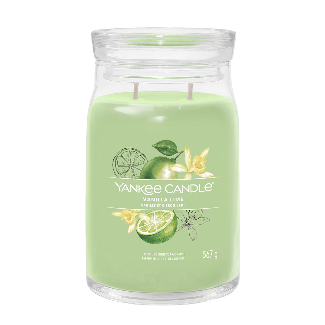 Vanilla Lime Signature Large Jar Yankee Candle