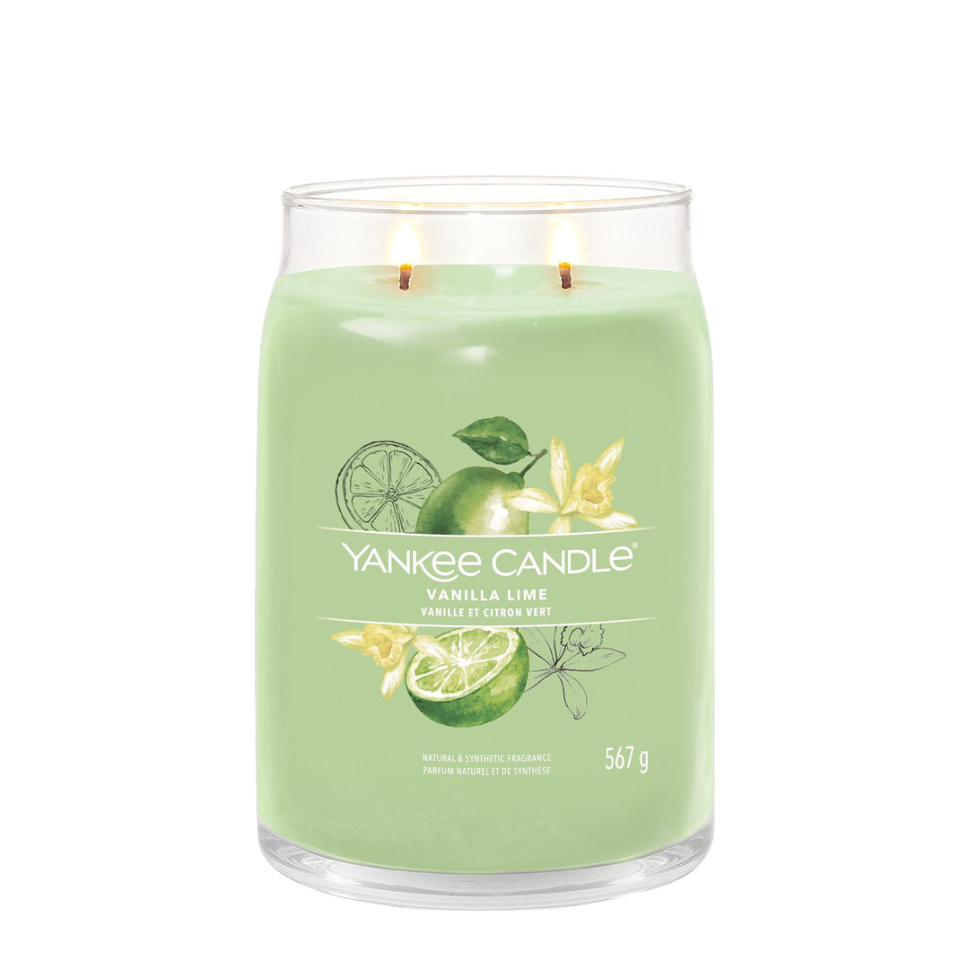 Vanilla Lime Signature Large Jar Yankee Candle