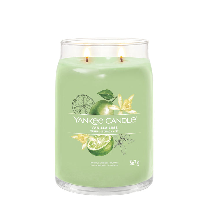 Vanilla Lime Signature Large Jar Yankee Candle