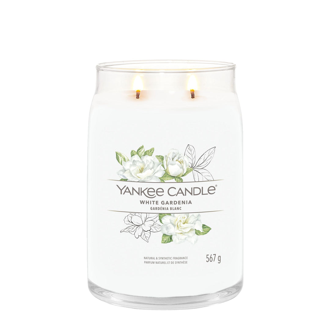 White Gardenia Signature Large Jar Yankee Candle