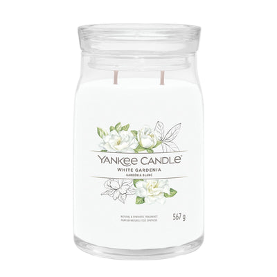 White Gardenia Signature Large Jar Yankee Candle - Enesco Gift Shop