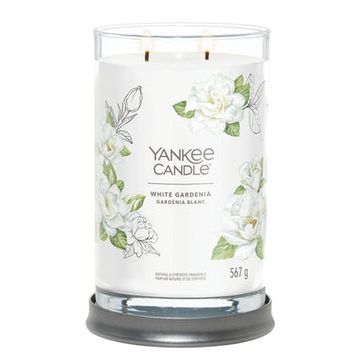White Gardenia Signature Large Tumbler Yankee Candle - Enesco Gift Shop