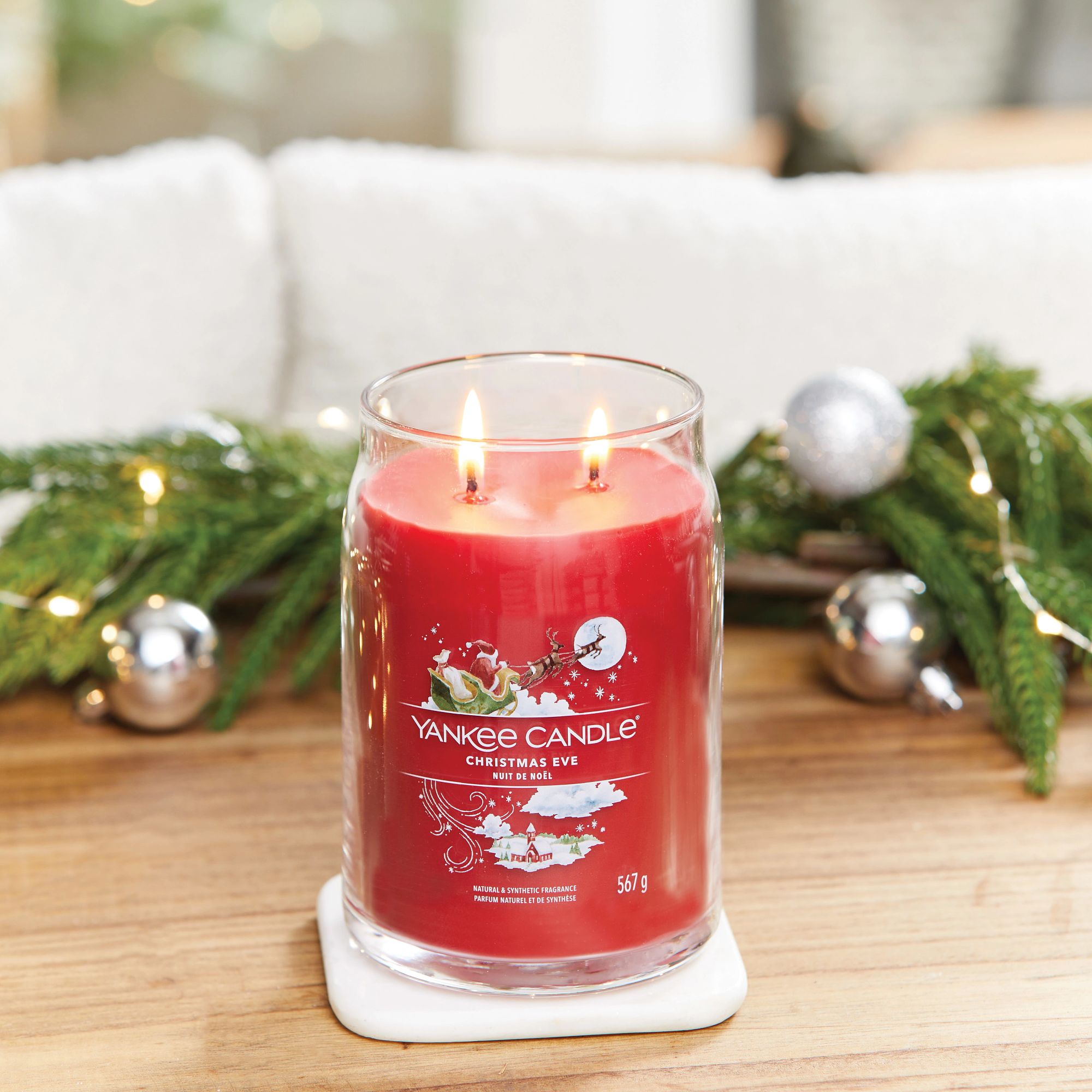 Yankee Candle Large Jar Candle 1205337Z Christmas Eve Signature Large Jar by Yankee Candle \u2013 Enesco Gift Shop