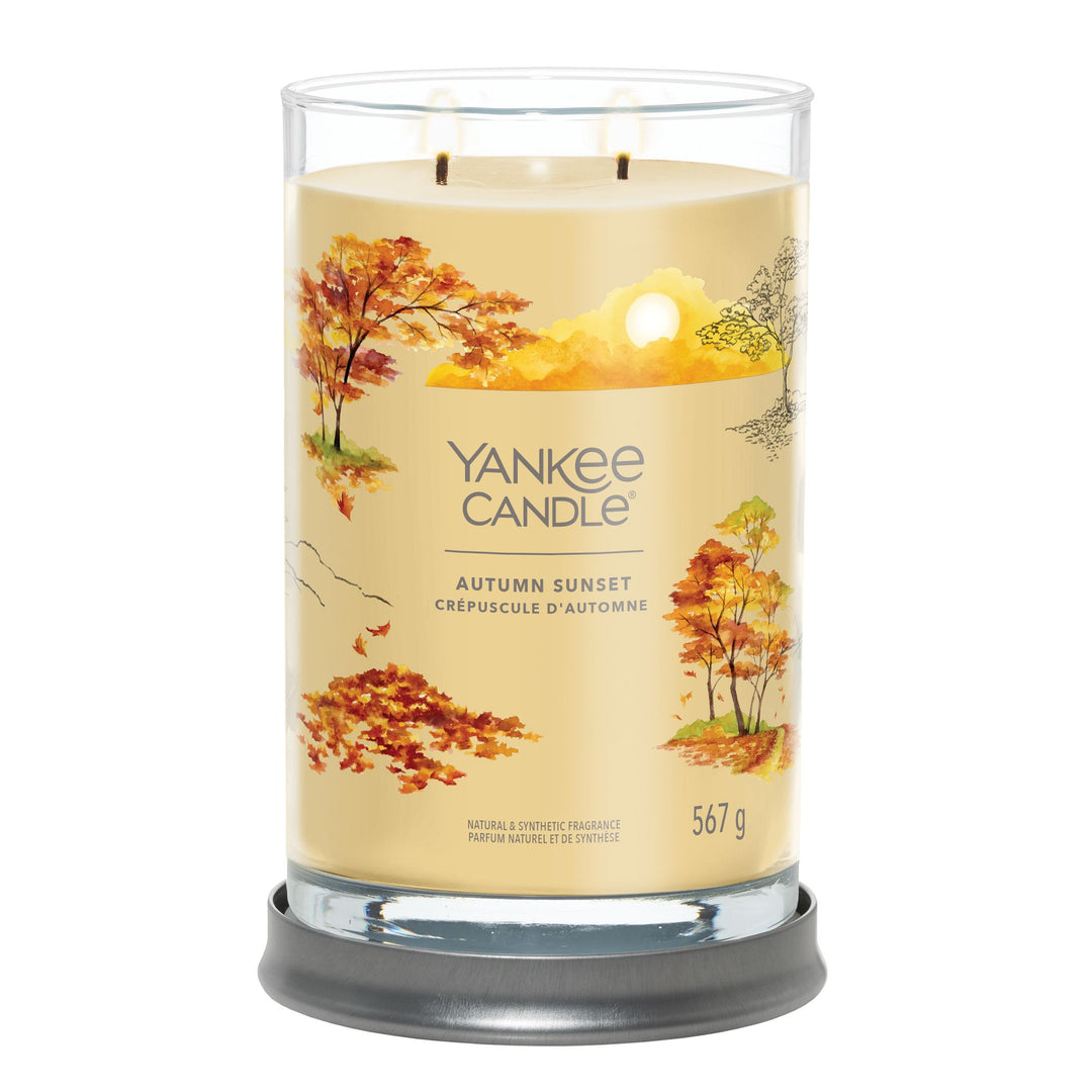 Autumn Sunset Signature Large Tumbler Yankee Candle