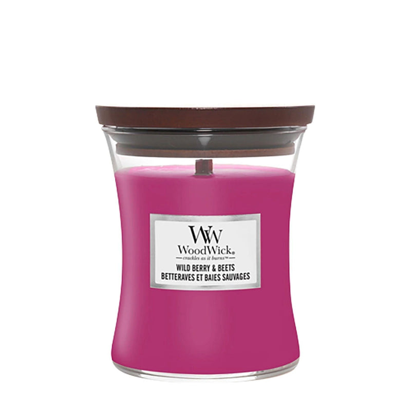 Wild Berry & Beets Medium Hourglass Wood Wick Candle - Enesco Gift Shop