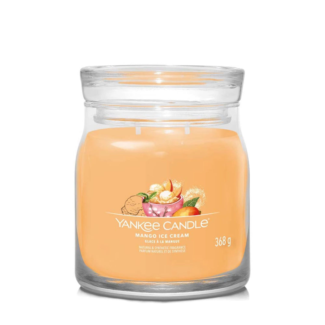 Mango Ice Cream Signature Medium Jar by Yankee Candle