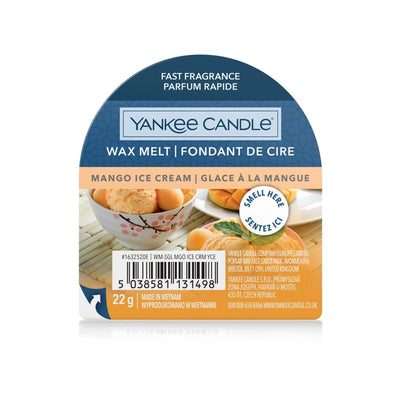 Mango Ice Cream Single Wax Melt by Yankee Candle - Enesco Gift Shop