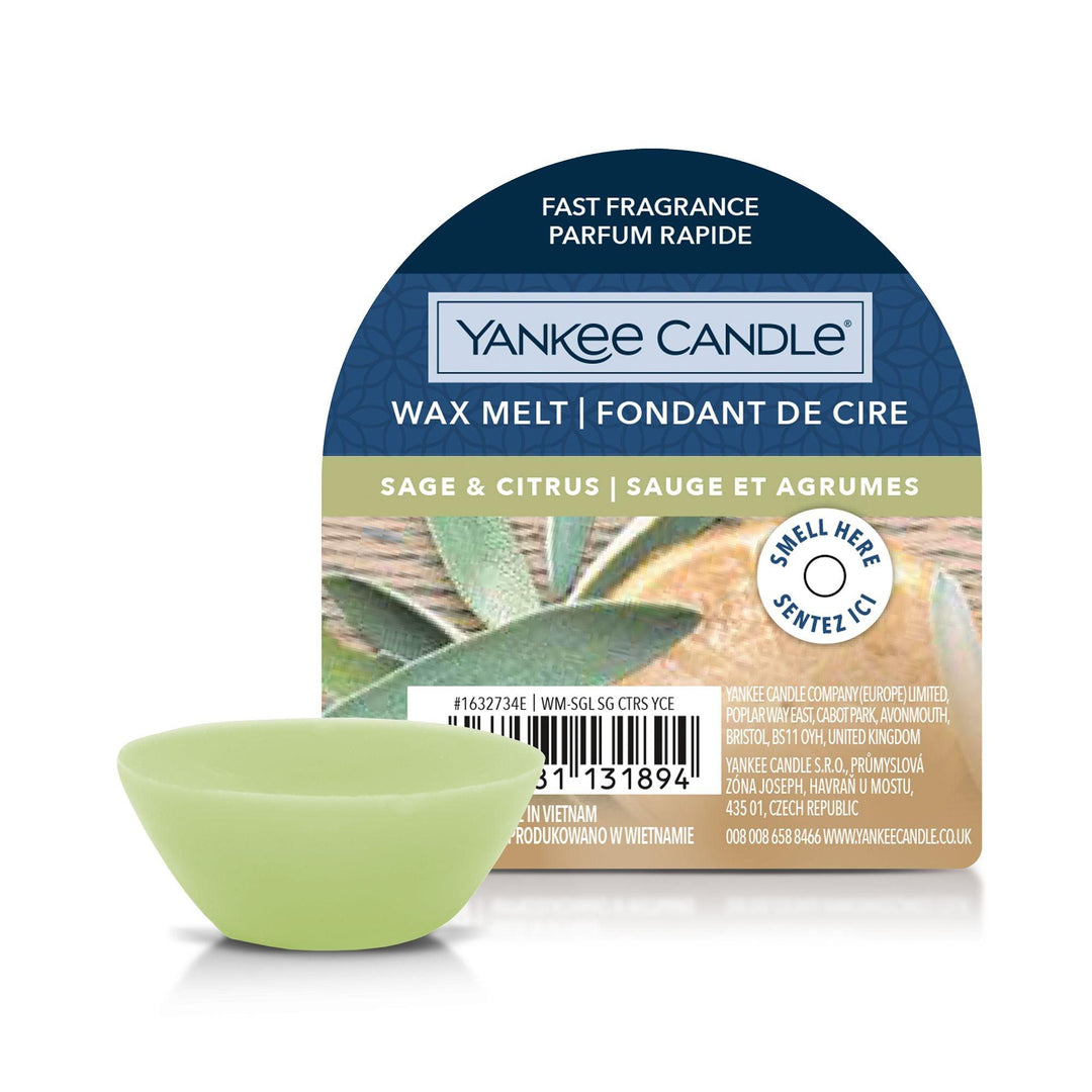 Sage & Citrus Signature Single Wax Melt Yankee Candle - Enesco Gift Shop