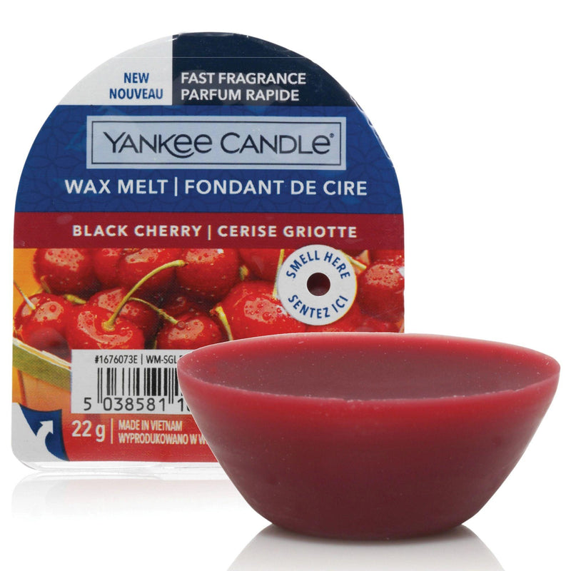 Black Cherry Signature Single Wax Melt Yankee Candle - Enesco Gift Shop
