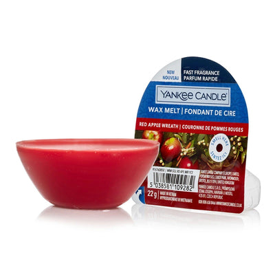 Red Apple Wreath Single Wax Melt by Yankee Candle - Enesco Gift Shop