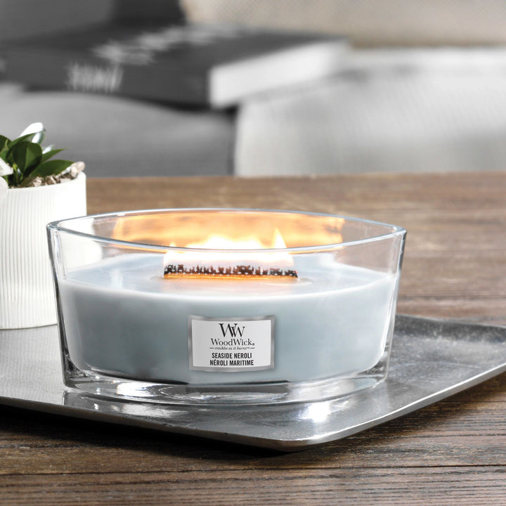 Seaside Neroli  Ellipse Wood Wick Candle