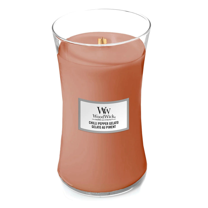 Chilli Pepper Gelato Large Hourglass Wood Wick Candle