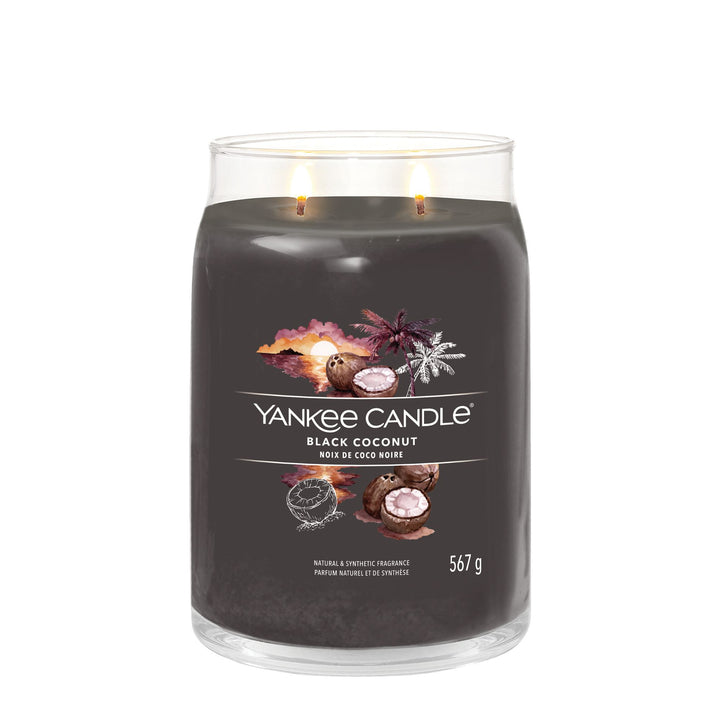 Black Coconut Signature Large Jar Yankee Candle