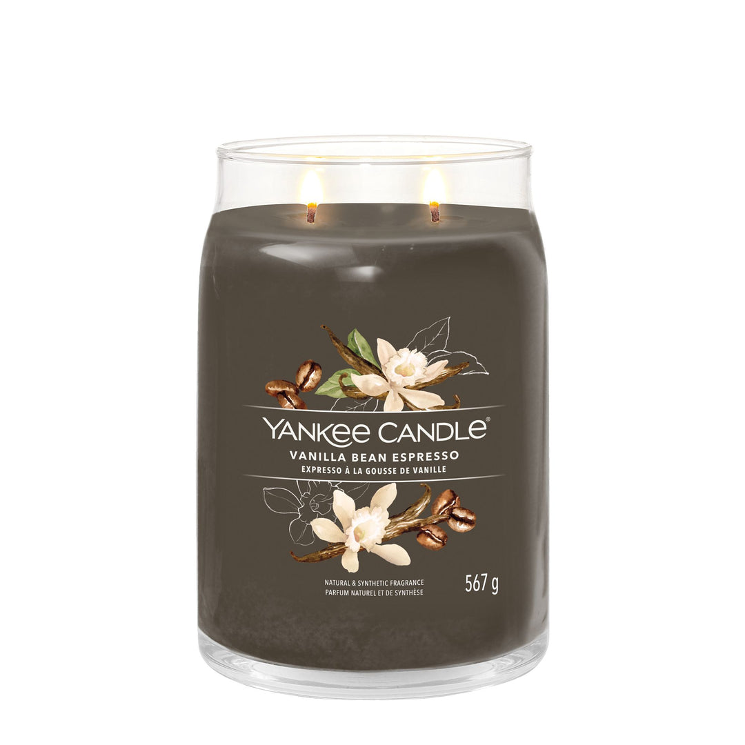 Vanilla Bean Espresso Signature Large Jar Yankee Candle