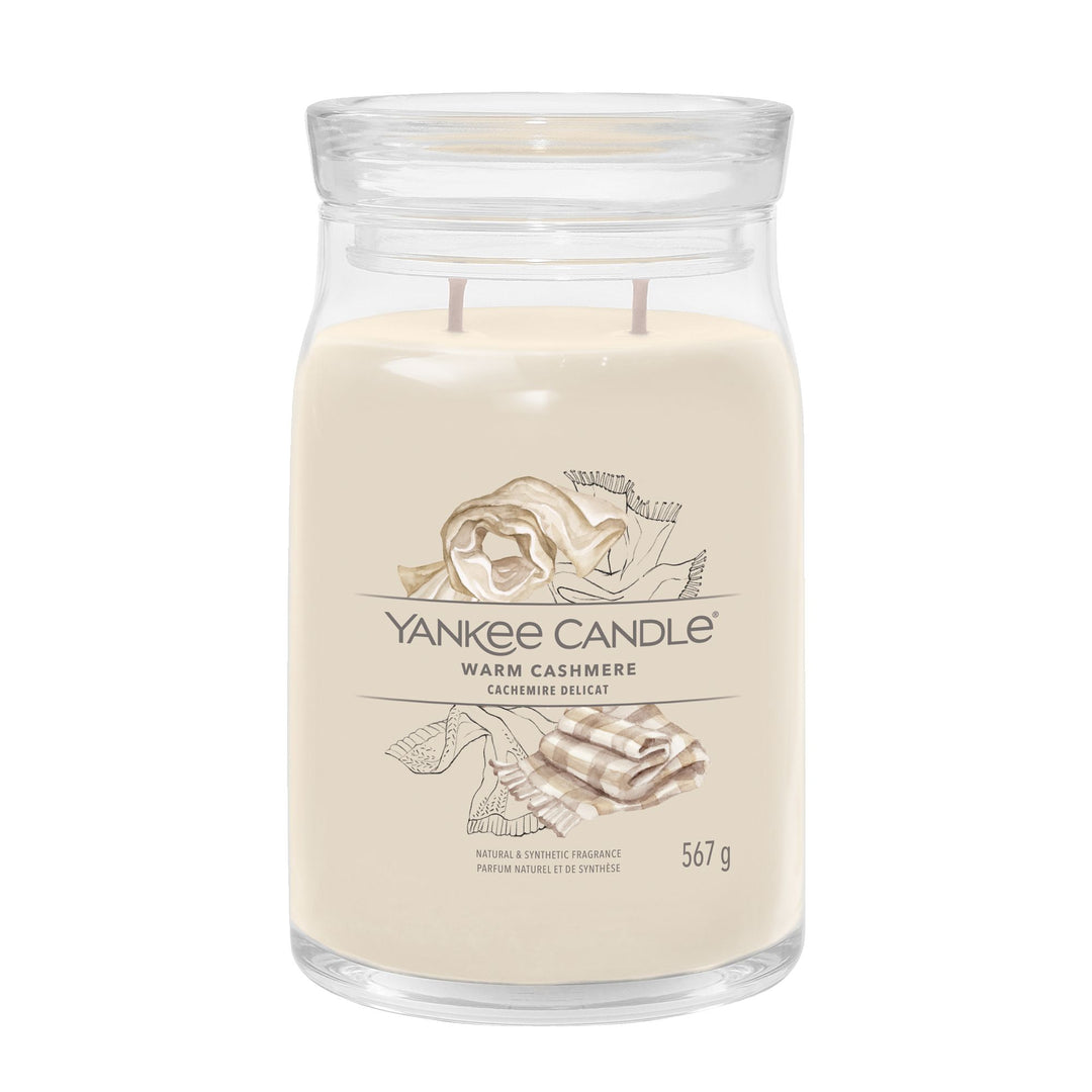 Warm Cashmere Signature Large Jar Yankee Candle