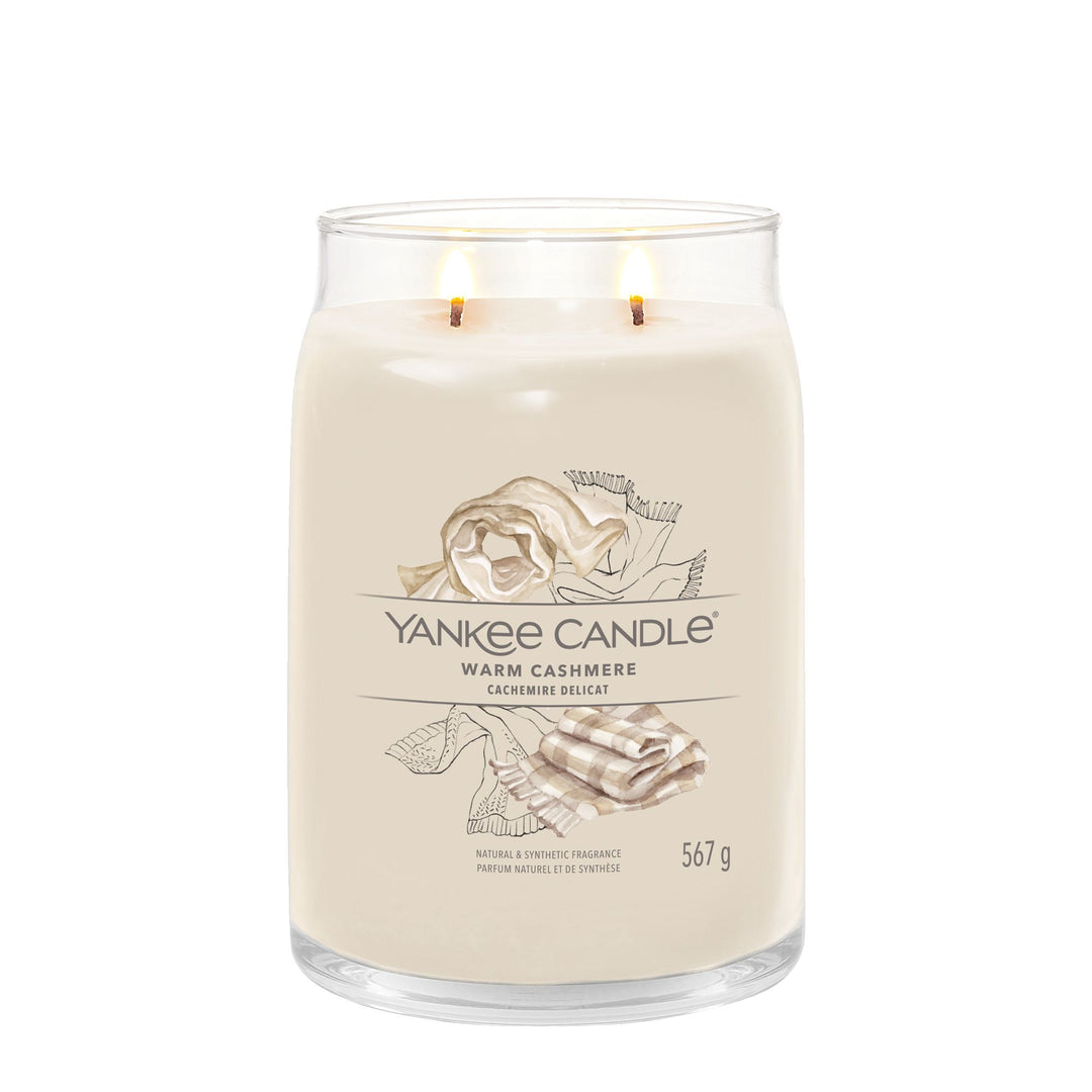 Warm Cashmere Signature Large Jar Yankee Candle