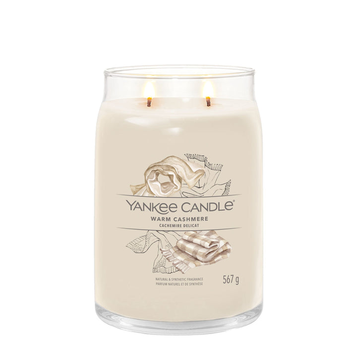 Warm Cashmere Signature Large Jar Yankee Candle