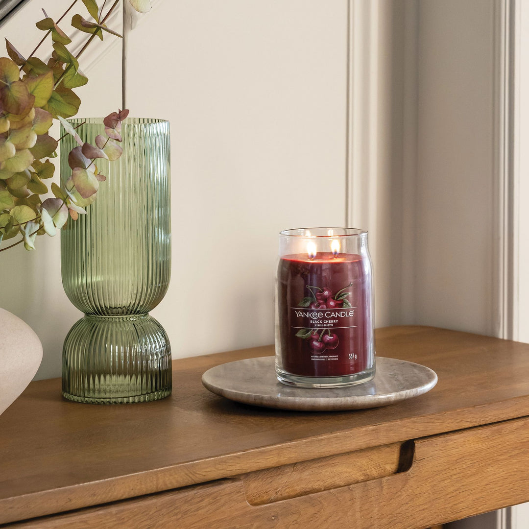 Black Cherry Signature Large Jar Yankee Candle