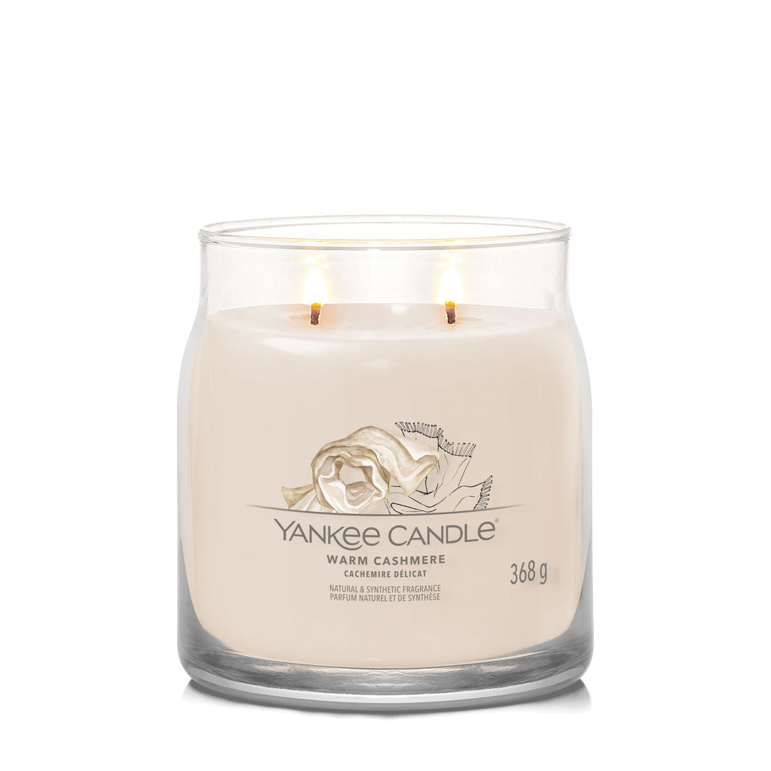 Warm Cashmere Signature Medium Jar Yankee Candle