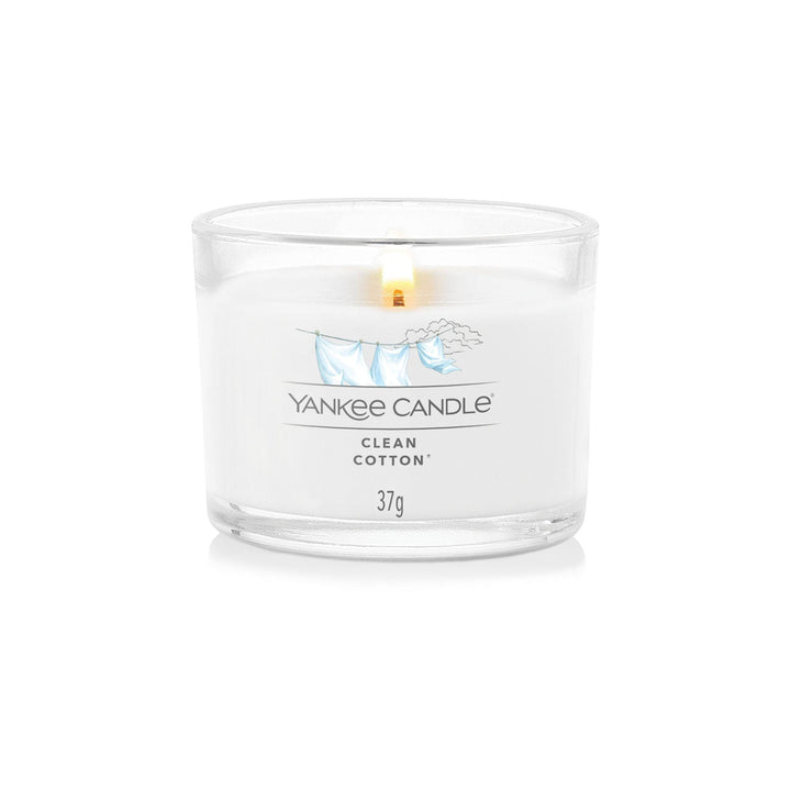 Clean Cotton Signature Votive Yankee Candle - Enesco Gift Shop