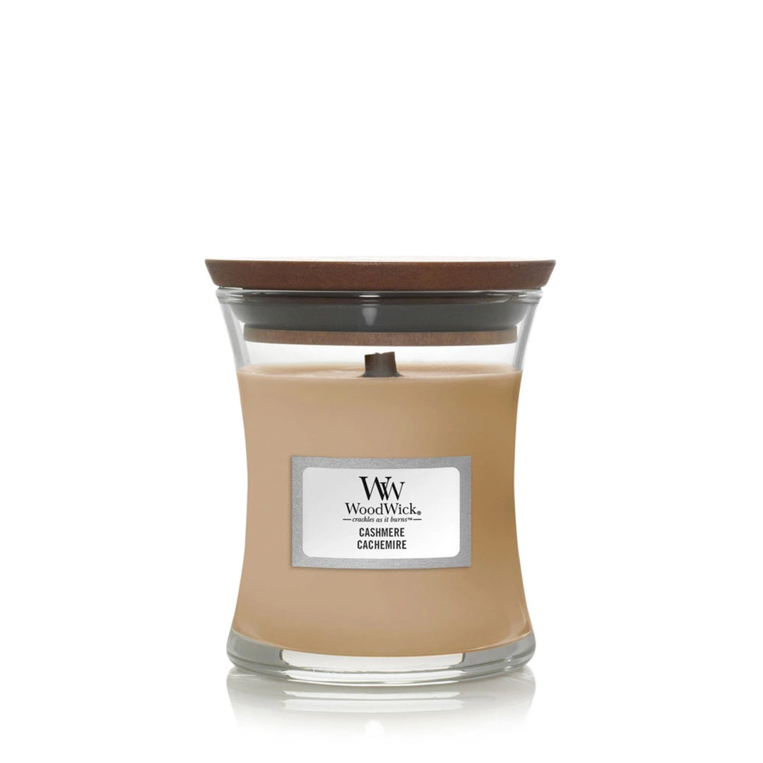 Cashmere Mini Hourglass Wood Wick Candle